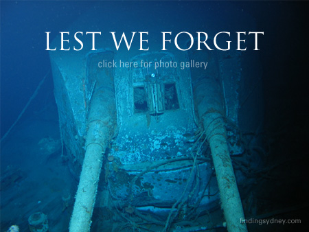 The Wreck of the HMAS Sydney II Photo Gallery